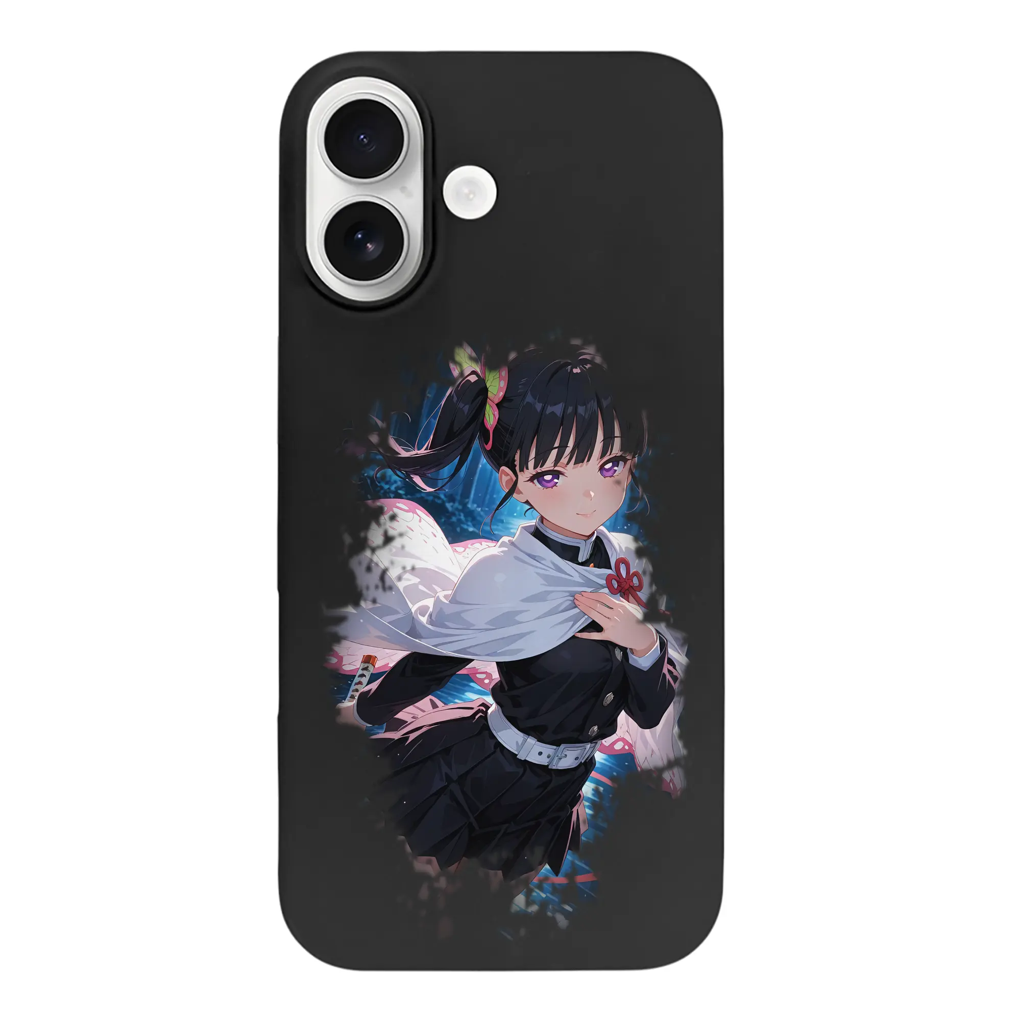 鬼滅の刃 グッズ,栗花落 カナヲ - iPhone 17 シリーズ シリコンケース 薄型 耐衝撃 指紋防止 ソフトタッチカバー 精密フィット 傷防止 保護ケース iPhone 17/17 Air/17 Pro/17 Pro Max 対応